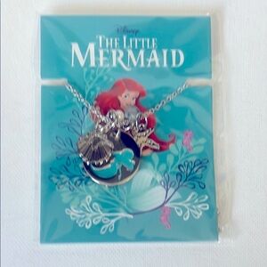 Disney The Little Mermaid Necklace with Charms